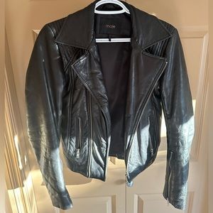 MAJE leather jacket - size 40. Lightly worn (new photos)